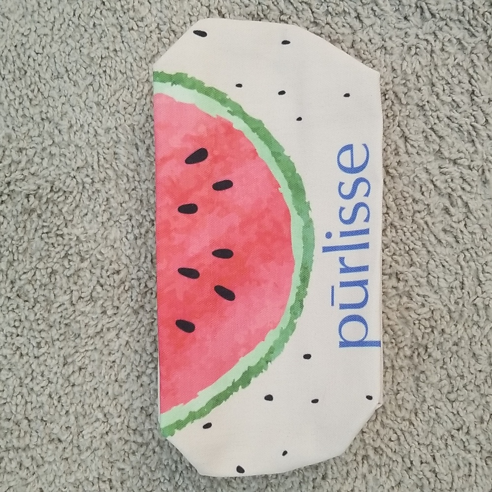 Purlisse Watermelon Summer Bright Fruit Beauty Pouch